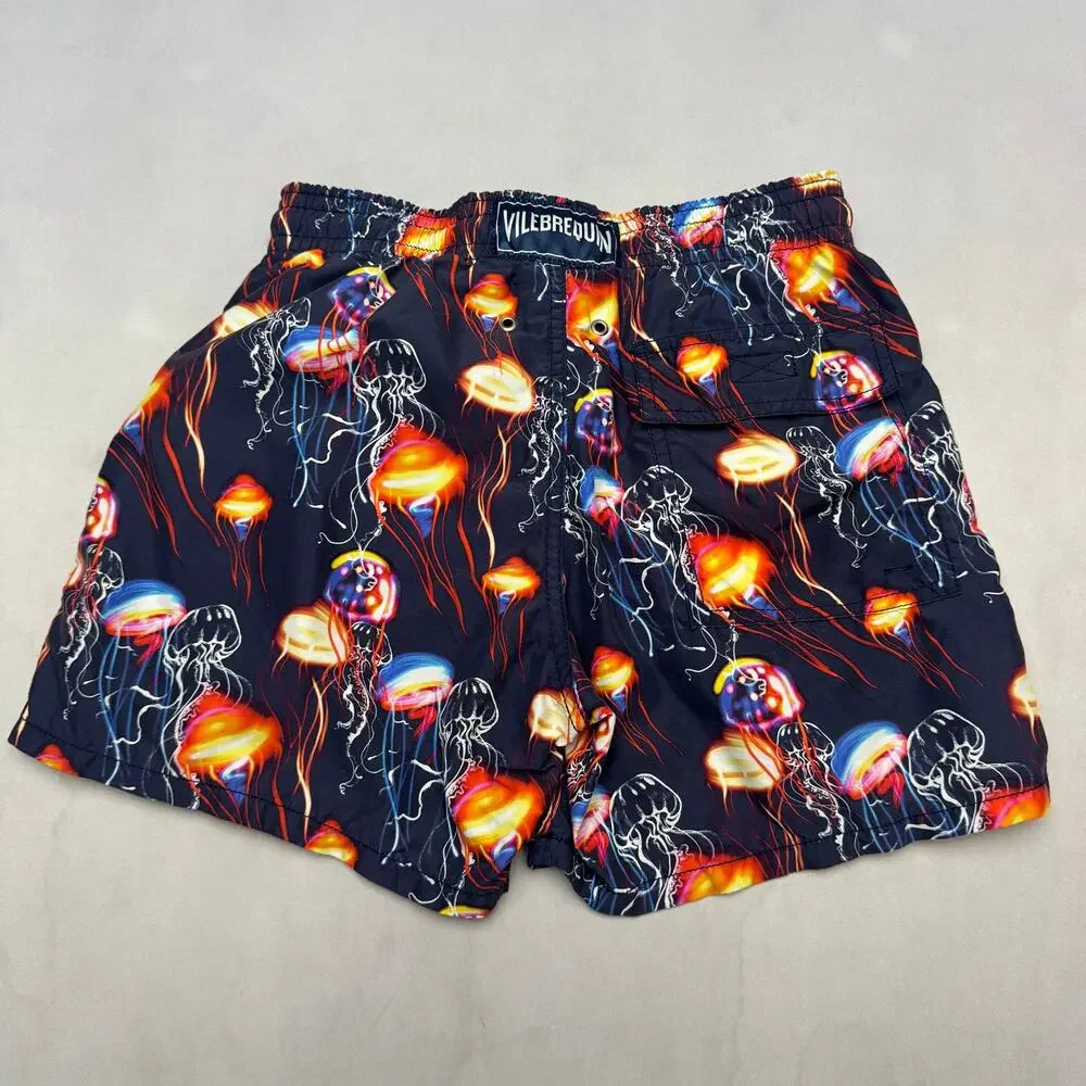 Vilebrequin Moorea Neo Medua Swim Trunks Shorts Men's XS Jellyfish